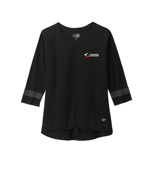 New Era  Ladies Tri-Blend 3/4-Sleeve Tee