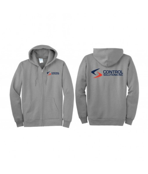 Port & Company ®  -  Essential Fleece Full-Zip Hooded Sweatshirt