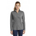 Sport-Tek  ®  Ladies PosiCharge  ®  Tri-Blend Wicking 1/4-Zip Pullover