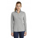 Sport-Tek  ®  Ladies PosiCharge  ®  Tri-Blend Wicking 1/4-Zip Pullover